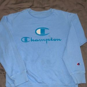Blue Champion sweatshirt